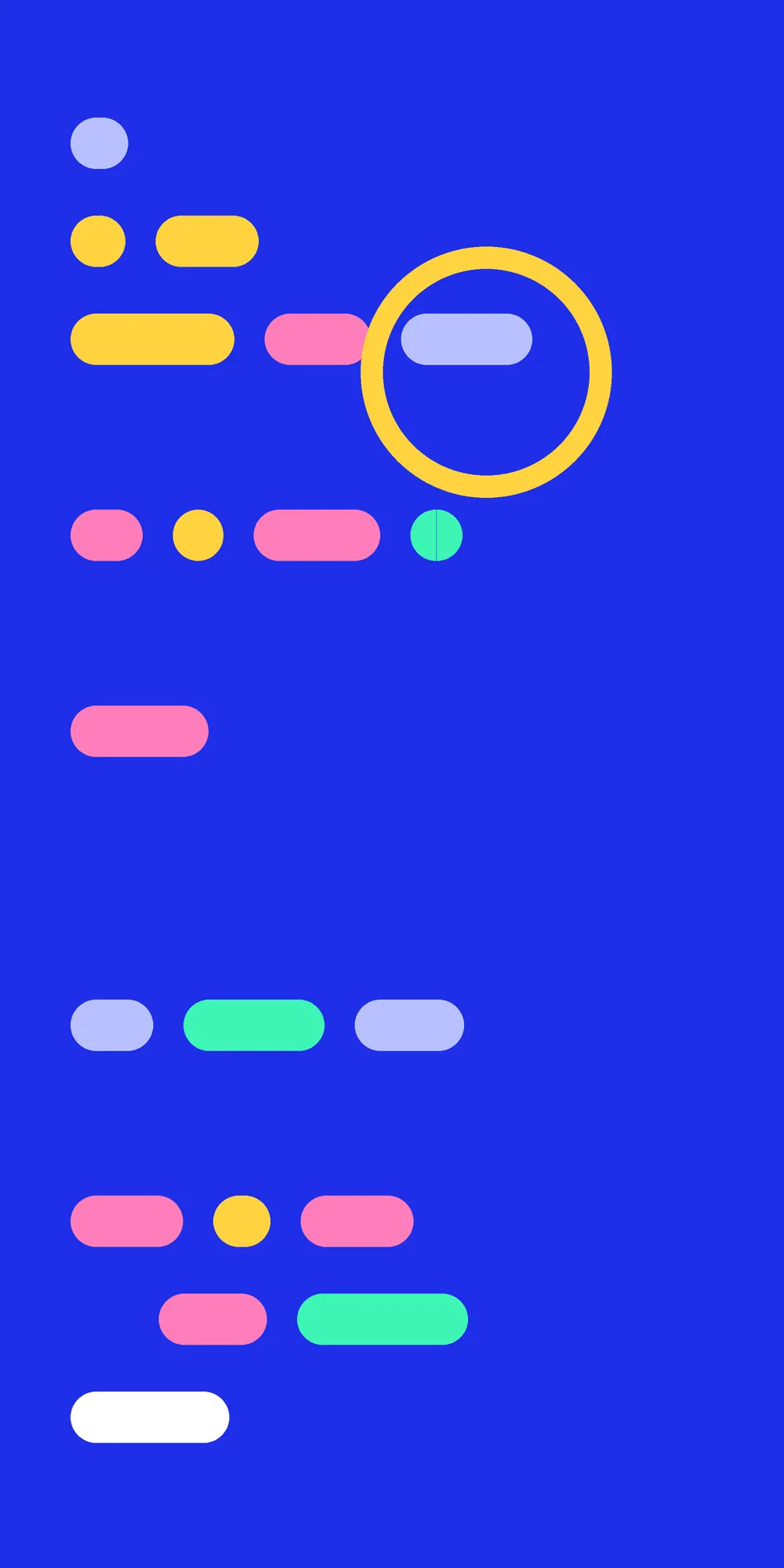 Abstract illustration in the Echo Alpha colour palette representing the PDF Scanner Pro app